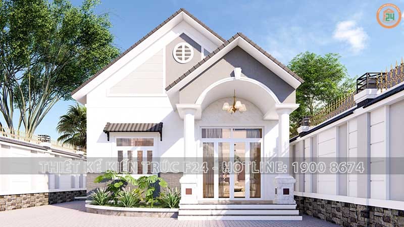 Nhà phố mái thái 1 trệt – Kinh phí dự kiến: 630 triệu 38 A1 2