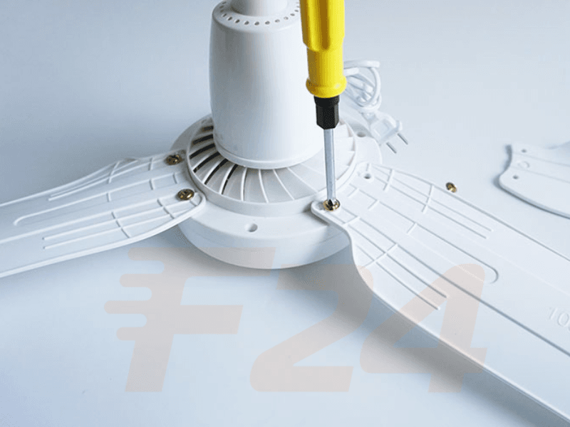 c&aacute;ch lắp c&aacute;nh quạt