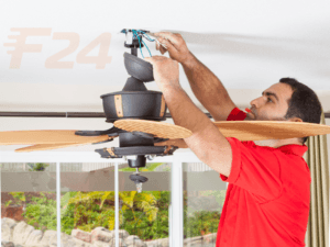 cách lắp quạt trần