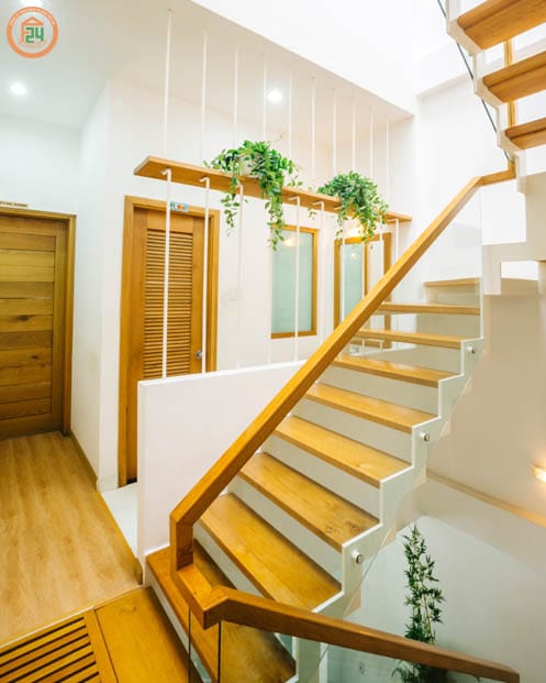 cải tạo cầu thang của nh&agrave; ống cũ 
