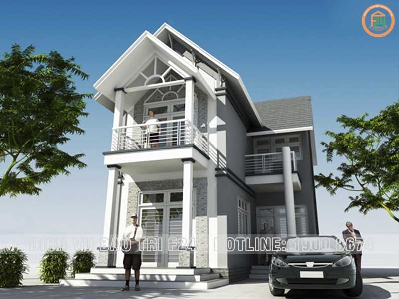 X&acirc;y dựng nh&agrave; phố 1 trệt 1 lầu kiểu d&aacute;ng chữ L mang đến sự tiện nghi, khoa học