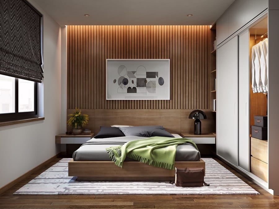Ý tưởng cho bạn thiết kế nội thất phòng ngủ hiện đại đơn giản 3 283