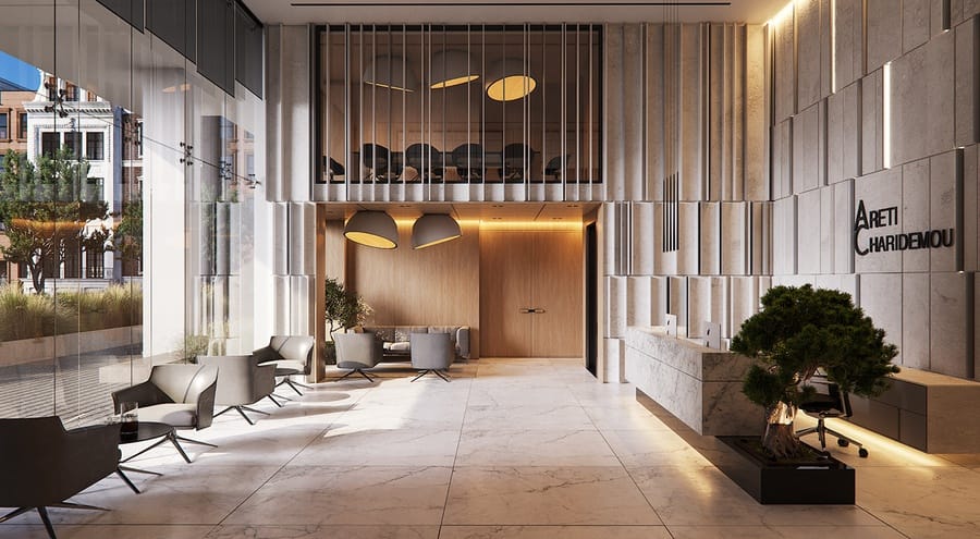 Thiết kế sảnh kh&aacute;ch sạn đẹp