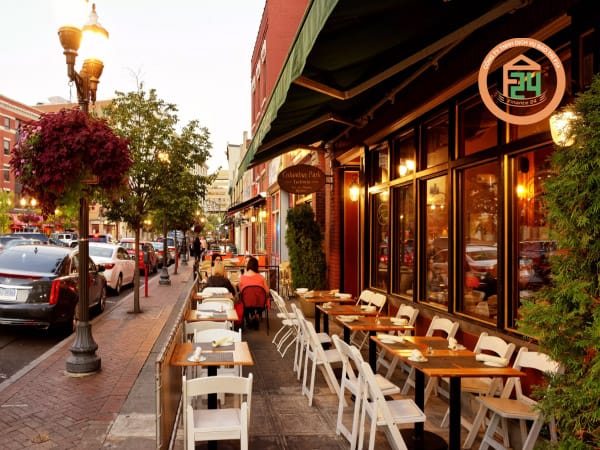 Thiết kế nội thất nh&agrave; h&agrave;ng tr&ecirc;n b&atilde;i biển