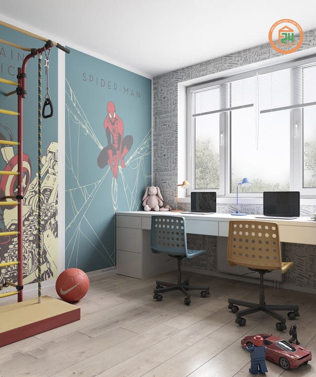 Si&ecirc;u anh h&ugrave;ng được l&agrave;m nh&acirc;n vật trang tr&iacute; ch&iacute;nh cho c&aacute;c b&eacute; trai