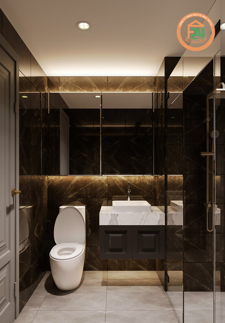 Thiết kế nội thất chung cư 2 phòng ngủ đơn giản hiện đại 9 41