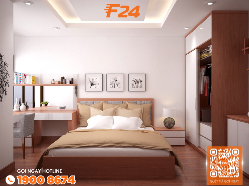 Mẫu nội thất căn hộ 2 phòng ngủ theo đa dạng phong cách 7 5 1