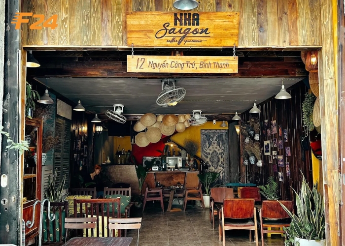 Thiết kế nội thất qu&aacute;n cafe theo phong c&aacute;ch vintage 