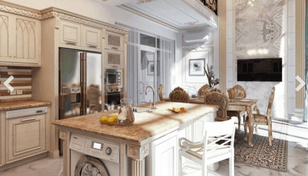 Tham khảo mẫu thiết kế nội thất biệt thự cổ điển kết hợp scandinavian 4 87