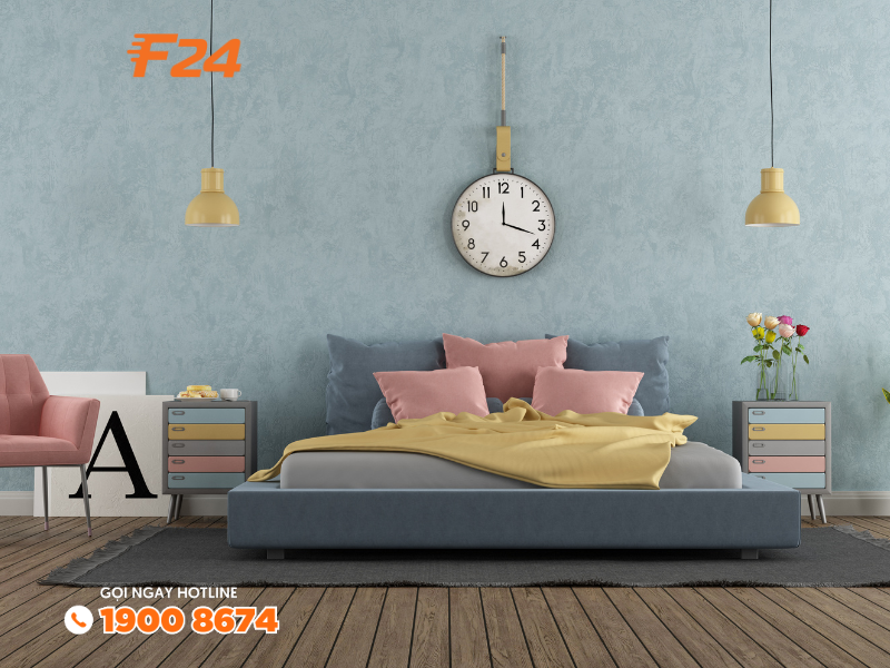 Mẫu phòng ngủ đặc biệt hơn với màu pastel phòng ngủ đặc biệt hơn với màu pastel