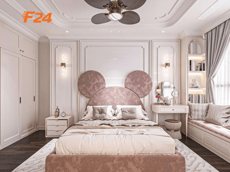 Mẫu Thiết Kế Nội Thất Chung Cư Cao Cấp Phong Cách Tân Cổ Điển 6 noi that tan co dien 10 4