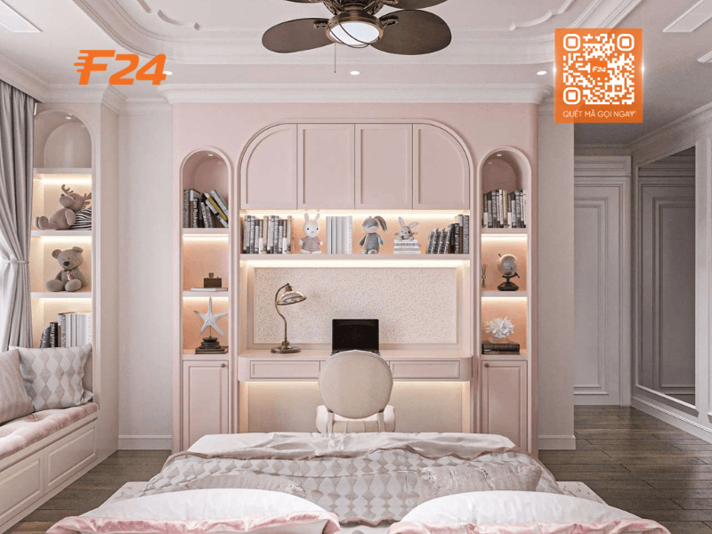 Mẫu Thiết Kế Nội Thất Chung Cư Cao Cấp Phong Cách Tân Cổ Điển 8 noi that tan co dien 7