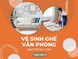 Vệ sinh ghế văn phòng