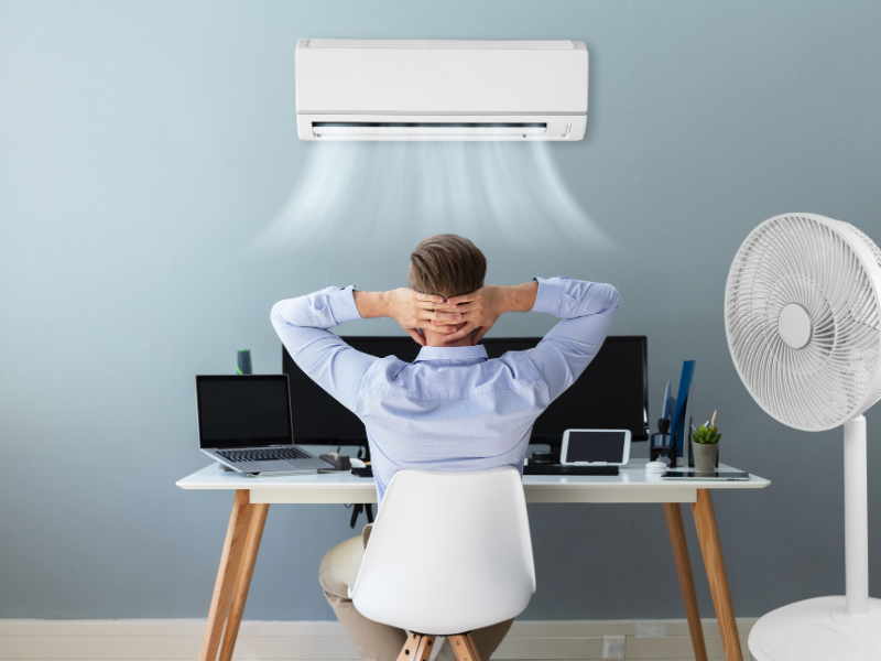 Kết hợp với việc sử dụng quạt