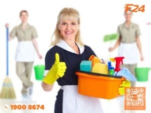 Dịch vụ dọn vệ sinh văn phòng uy tín - F24