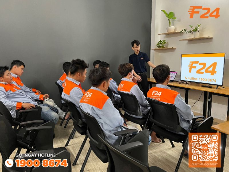 Đào tạo kỹ năng thợ F24 Vietnam Điểm nổi bật của công ty vệ sinh văn phòng của F24