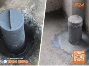 Chống thấm cổ ống xuyên sàn hiệu quả
