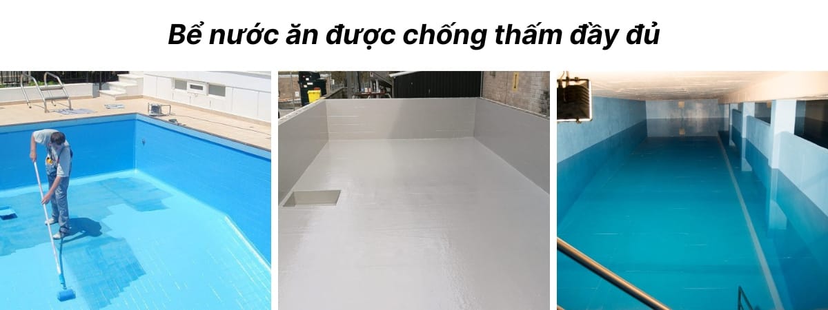 chống thấm bể nước ăn