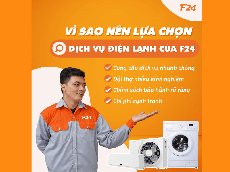 Chọn F24 ngay Vệ sinh máy lạnh khách sạn