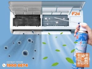 vệ sinh máy lạnh khách sạn