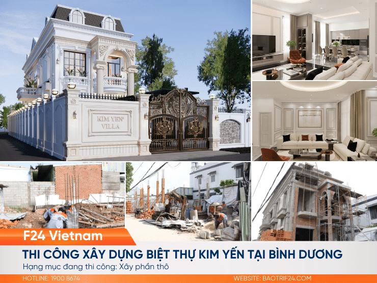 F24 Vietnam – Đơn vị thi công xây dựng nhà ở, biệt thự Xây dựng nhà phố