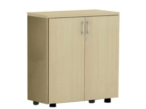 Tủ hồ sơ thấp 2 khoang có 2 cánh mở