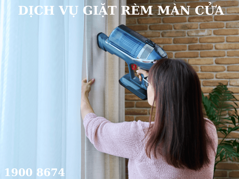 giặt m&agrave;n cửa quận 2