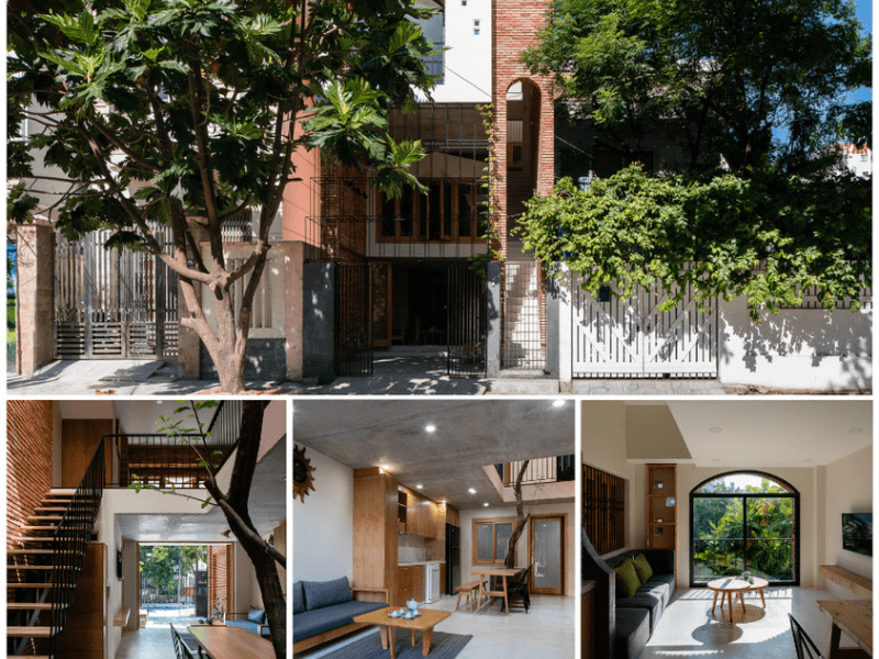 Thiết kế nh&agrave; vườn 2 tầng