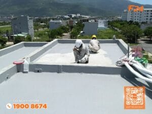 Thi công chống thấm sàn mái sân thượng