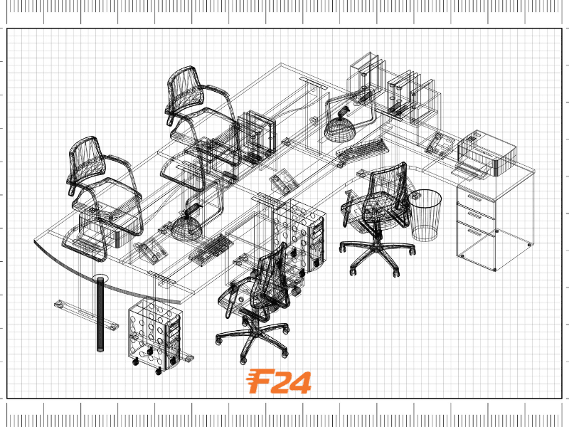 thiết kế văn ph&ograve;ng cấp 4