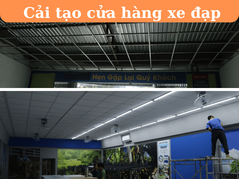Cải tạo cửa hàng xe đạp xedap.vn Cải tạo cửa hàng xe đạp