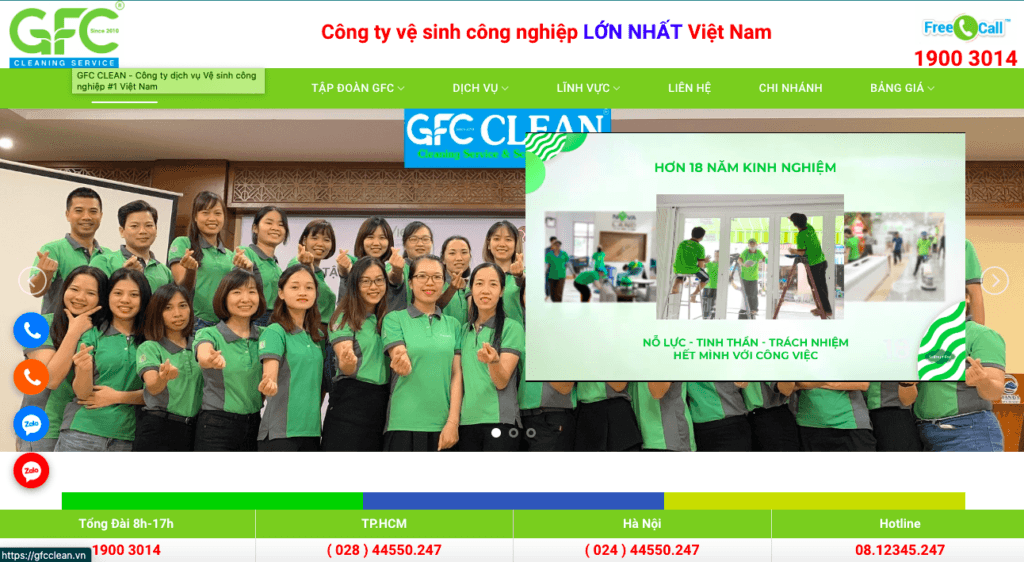 GFC CLEAN &ndash; C&ocirc;ng ty vệ sinh c&ocirc;ng nghiệp lớn nhất Việt Nam