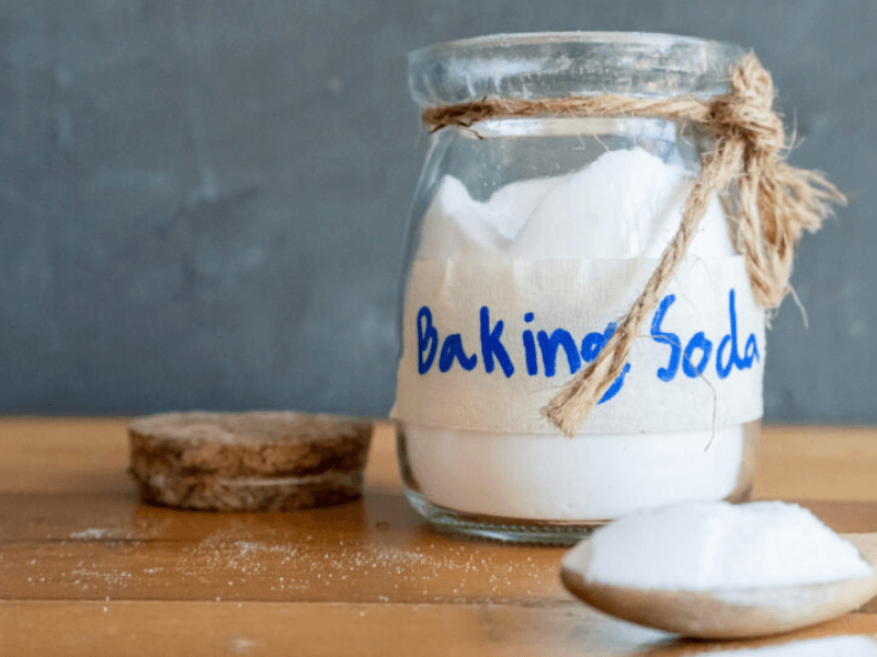 vệ sinh bếp gas bằng baking soda