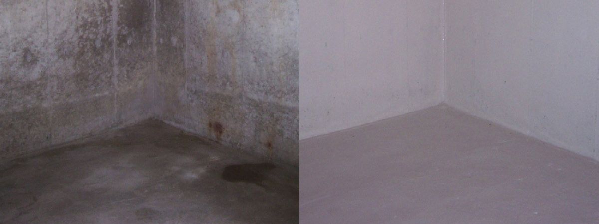 Sơn Chống Thấm Giá Rẻ Khu Vực Tp.HCM 2 trước và sau khi chống thấm