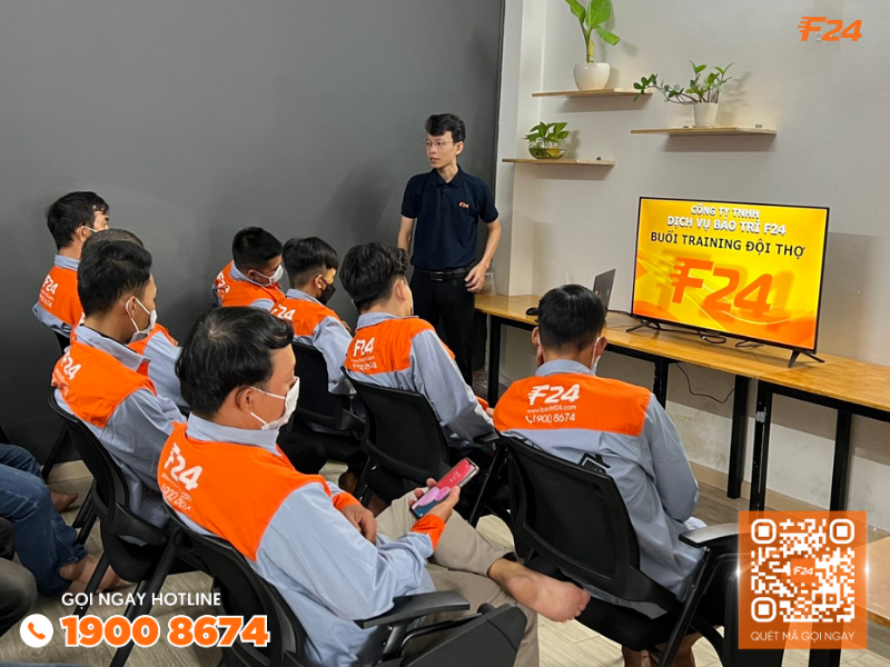 Đội ngũ vệ sinh máy giặt quận 9 chuyên nghiệp của F24 Đội ngũ vệ sinh máy giặt quận 9 chuyên nghiệp của F24