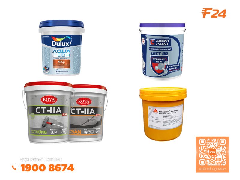 Các dòng sơn chống thấm uy tín hiện nay
