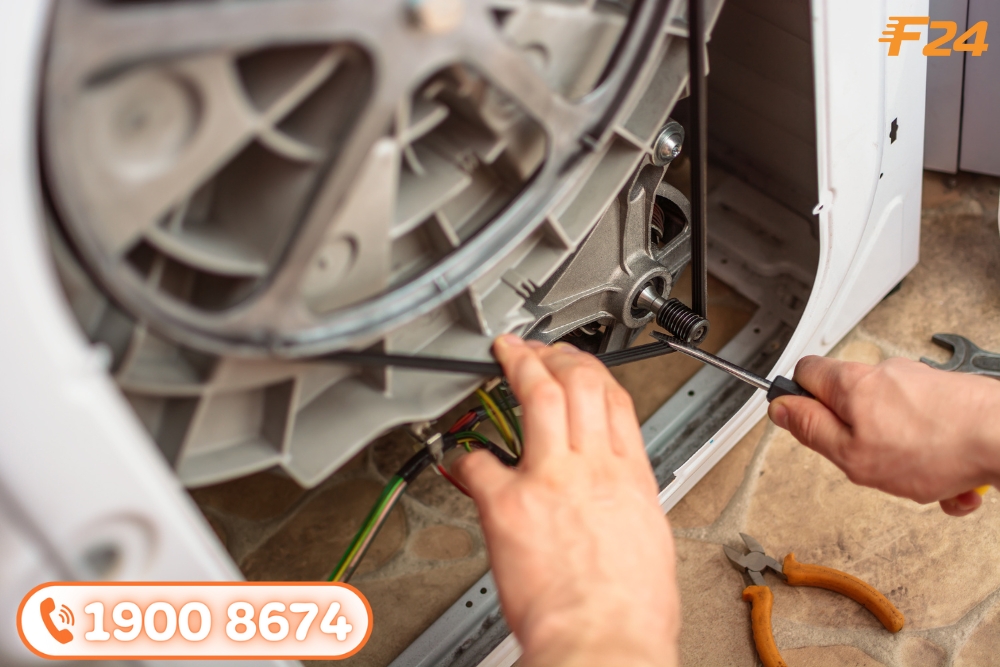 F24 sẽ sửa m&aacute;y giặt nh&agrave; bạn trong thời gian nhanh nhất c&oacute; thể