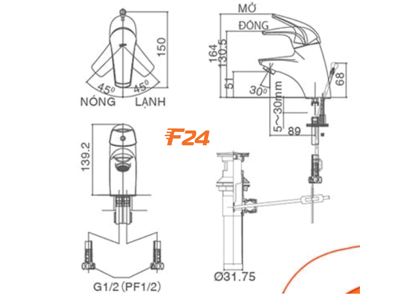 Tư vấn chọn mua vòi nước phù hợp với nội thất gia đình 6 Cấu tạo vòi nước