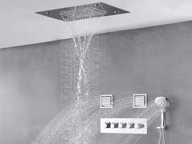 Cách chọn vòi sen tắm phù hợp với gia đình 3 Vòi sen âm tường