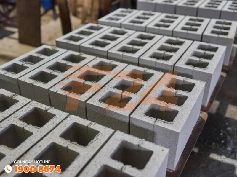 Gạch không nung giúp tiết kiệm nhiên liệu Mô tả gạch không nung