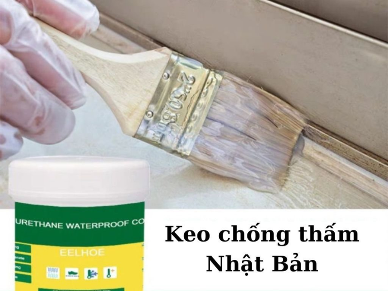 Keo chống thấm trong suốt nhật bản Taiko - bịt kín mọi khe nứt 3 Keo chống thấm trong suốt Nhật Bản (1)