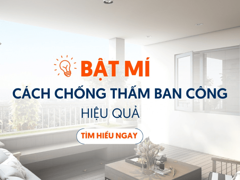 c&aacute;ch chống thấm ban c&ocirc;ng