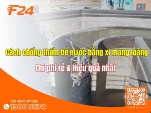 Cách chống thấm bể nước bằng xi măng loãng - Hiệu quả nhất