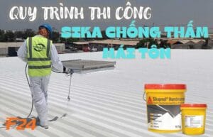sika chống thấm mái tôn