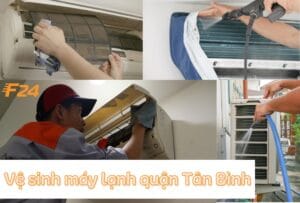 Vệ sinh máy lạnh quận Tân Bình