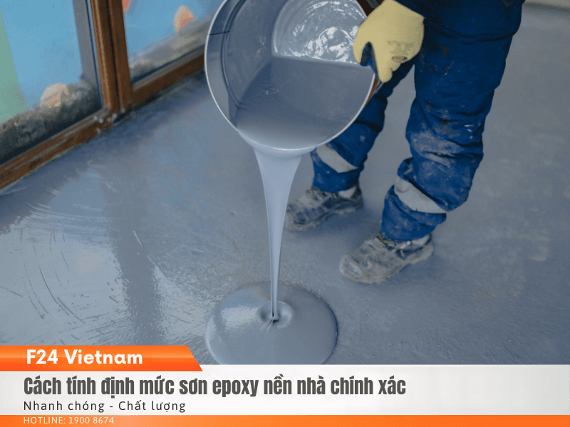 Cách tính định mức sơn epoxy nền nhà chính xác 2 Cach tinh dinh muc son epoxy nen nha chinh xac 1