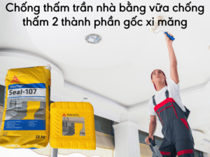 Vữa chống thấm 2 thành phần gốc xi măng