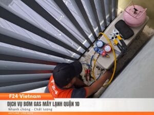 Dịch vụ bơm gas máy lạnh quận Phú Nhuận