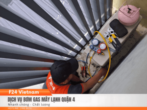 Dịch vụ bơm gas máy lạnh quận 4