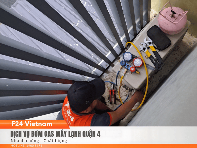 Dịch vụ bơm gas m&aacute;y lạnh quận 4